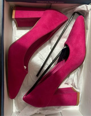 Zapatos tacón buganvilla