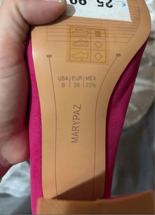 Zapatos tacón buganvilla