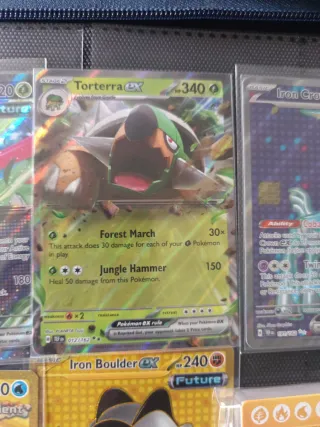 Lote Cartas Pokémon Temporal Forces Raging Bolt