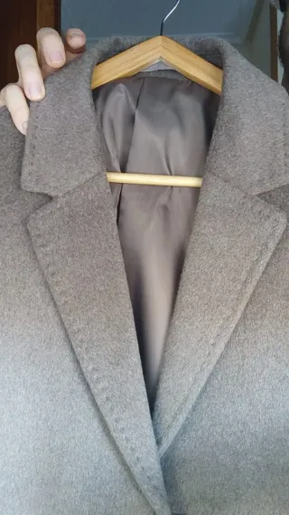 Abrigo Largo Marrón Claro H&M