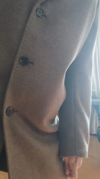 Abrigo Largo Marrón Claro H&M