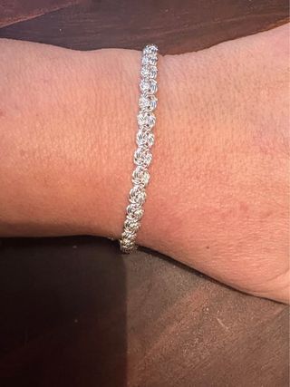 Bracciale Argento 925 Maglia Catena