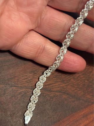 Bracciale Argento 925 Maglia Catena