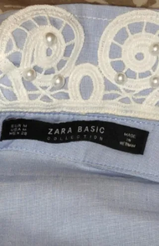 Camisa elegante azul