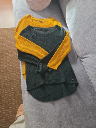 Jersey verde oliva y amarillo