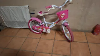 Bicicleta infantil rosa unicornio