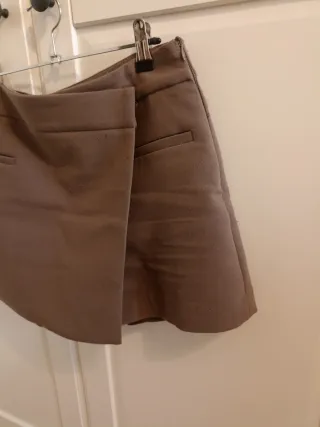 Falda Bermuda Zara Talla L Topo