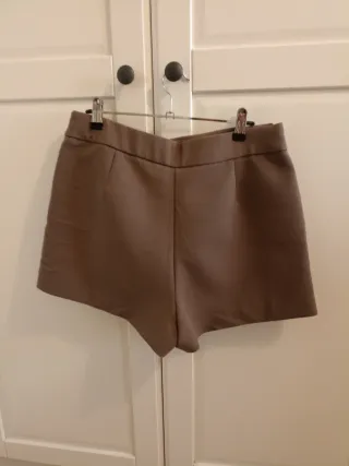 Falda Bermuda Zara Talla L Topo