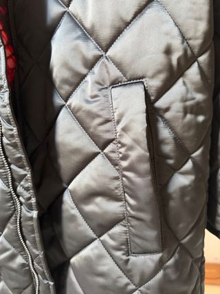 Abrigo Desigual acolchado negro