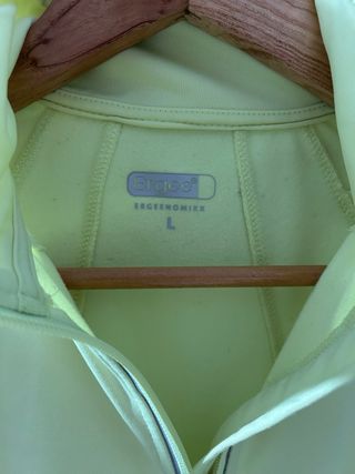 Felpa sportiva donna Ergee gialla