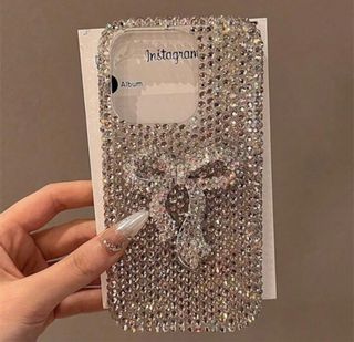 Funda iPhone 11 lazo con cristales