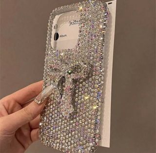 Funda iPhone 11 lazo con cristales
