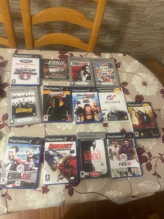 PlayStation 2 + Volante fernando alonso,juegos