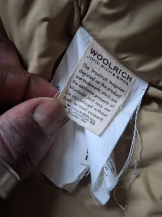 Woolrich Giubbotto Blu Beige Ottime Condizioni