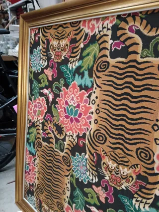 Cuadro Grande Tela Tiger Eye Kaufmann