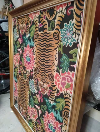 Cuadro Grande Tela Tiger Eye Kaufmann