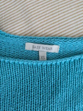 Jersey de punto azul del Corte Inglés