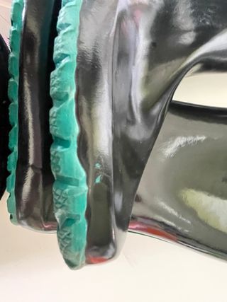 Botas Agua Bimba y Lola Nº37 Negras/Verdes