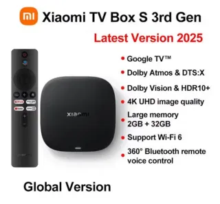 Xiaomi TV Box S 3ª Gen 4K Ultra-HD
