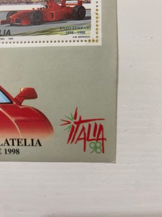 Francobolli Ferrari Enzo 1898-1988