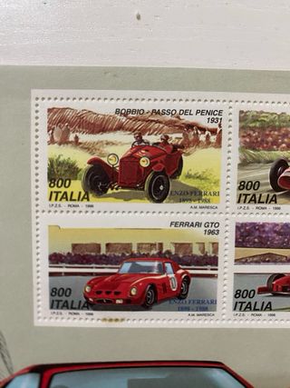 Francobolli Ferrari Enzo 1898-1988