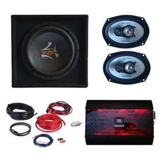 NUEVO. PACK EQUIPO COMPLETO CAR AUDIO POTENTE.