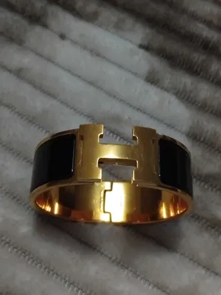 Hermès Pulsera Dorada