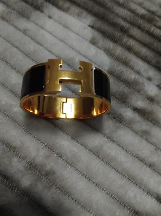 Hermès Pulsera Dorada