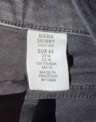 Pantalón vaquero premamá negro