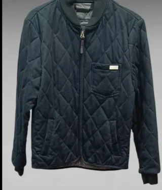 Chaqueta acolchada Zara Negra HombreChaqueta de ho