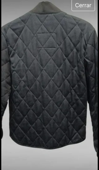 Chaqueta acolchada Zara Negra HombreChaqueta de ho