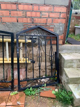 Puerta de entrada de forja