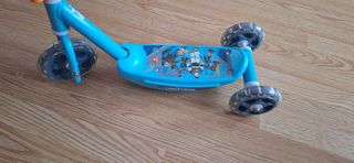 Patinete infantil 3 ruedas azul