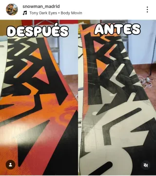 SKIMAN - ENCERADO y CANTEADO de esquís / Snow