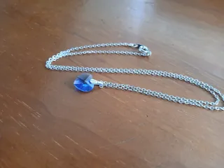 Colgante corazón azul