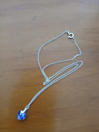 Colgante corazón azul