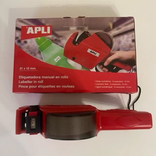 Etiquetadora APLI manual 21x12 mm