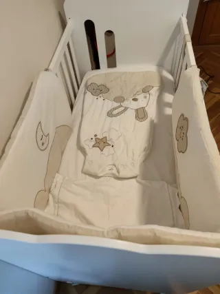 Cuna Micuna + Colchón Aerosleep 3D