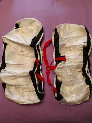 Cadenas de nieve de tela