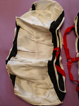 Cadenas de nieve de tela