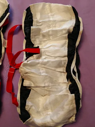 Cadenas de nieve de tela