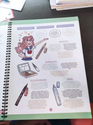 Libro para aprender a dibujar manga