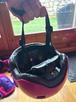 Casco Bicicleta Niña Rosa