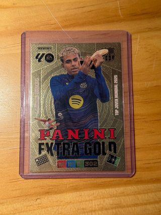 Cromo Lamine Yamal Panini Extra Gold 2025