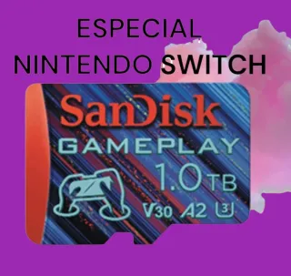 Micro SD SanDisk 1TB para Nintendo Switch