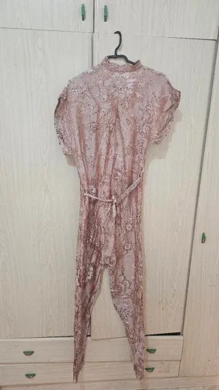 Conjunto 3 piezas mujer: vestido, mono y bufanda