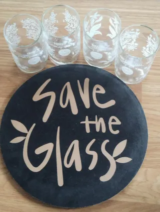 SAVE THE GLASS: Vasos artesanales