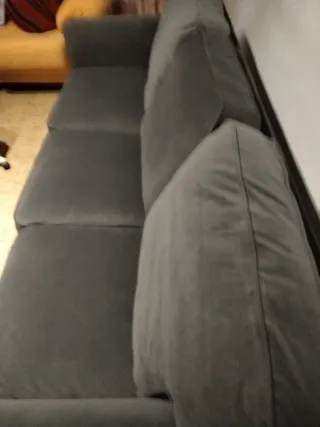 Sofá Ikea Ektorp 3 plazas gris