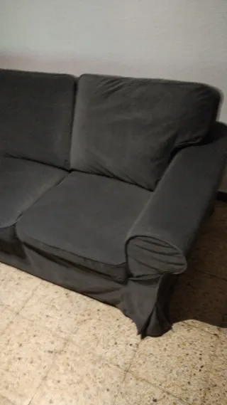 Sofá Ikea Ektorp 3 plazas gris
