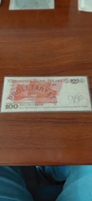Billete 100 Zlotych Polonia 1988